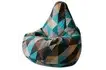 Кресло-мешок «Груша. Ромб-03» (жаккард)