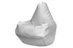 Кресло-мешок «Груша» (экокожа, белый)
