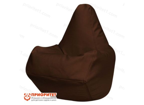 Кресло-мешок «Груша» (экокожа, темный шоколад)