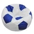 Кресло-мешок «Мяч» (полиэстер, бело-синий)
