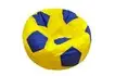 Кресло-мешок «Мяч» (полиэстер, желто-синий)