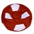 Кресло-мешок «Мяч» (полиэстер, красно-белый)