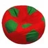 Кресло-мешок «Мяч» (полиэстер, красно-зеленый)