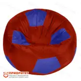 Кресло-мешок «Мяч» (полиэстер, красно-синий)1