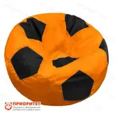 Кресло-мешок «Мяч» (полиэстер, оранжево-черный)1