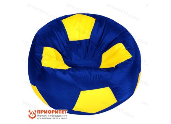 Кресло-мешок «Мяч» (полиэстер, сине-желтый)