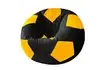 Кресло-мешок «Мяч» (велюр, черно-желтый)