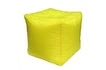 Пуфик «Куб» (полиэстер, желтый)