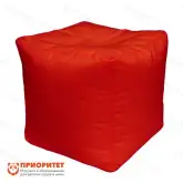Пуфик «Куб» (полиэстер, красный)1