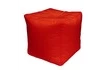 Пуфик «Куб» (полиэстер, красный)