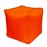 Пуфик «Куб» (полиэстер, оранжевый)