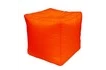 Пуфик «Куб» (полиэстер, оранжевый)