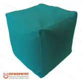 Пуфик «Куб» (микророгожка, бирюзовый)1