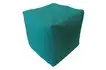 Пуфик «Куб» (микророгожка, бирюзовый)