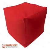 Пуфик «Куб» (микророгожка, красный)1