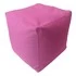 Пуфик «Куб» (микророгожка, розовый)