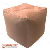 Пуфик «Куб» (велюр, бежевый)1