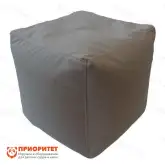 Пуфик «Куб» (велюр, серый)1