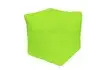 Пуфик «Куб» (велюр, бархатистый салатовый)