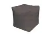 Пуфик «Куб» (велюр, бархатистый серый)