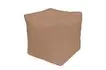 Пуфик «Куб» (микровелюр, карамель)