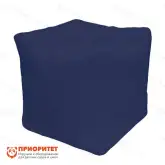 Пуфик «Куб» (микровелюр, синий)1