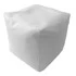 Пуфик «Куб» (экокожа, белый)