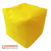 Пуфик «Куб» (экокожа, желтый)1