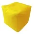 Пуфик «Куб» (экокожа, желтый)