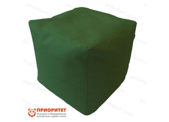 Пуфик «Куб» (экокожа, зеленый)