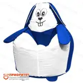 Кресло-мешок «Зайка» (полиэстер, синий)1