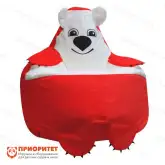 Кресло-мешок «Мишка» (полиэстер, красный)1