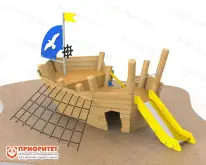 Детский игровой комплекс «Пираты» деревянный1