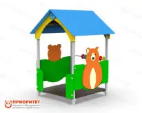 Домик для детской площадки «Мишка»1