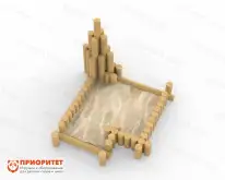 Песочница «Замок» Wood1