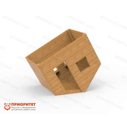 Игровой модуль «Перевернутый дом» Wood