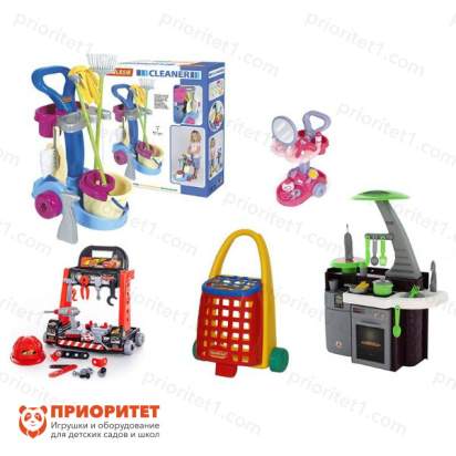 Комплект для сюжетно-ролевых игр, освоения социальных ролей и профессий