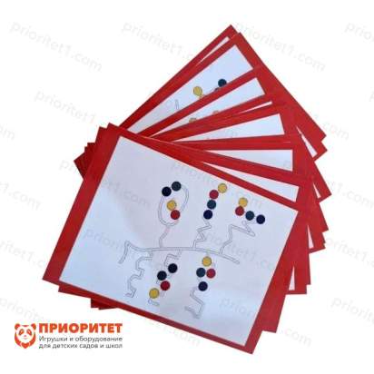 Тактильно-развивающая панель-лабиринт «Интересные маршруты» 3