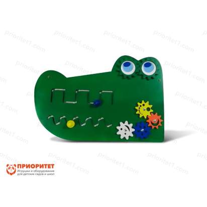 Тактильная панель супер-крокодил голова
