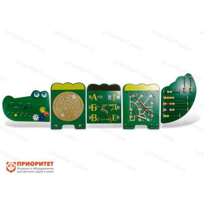 Тактильная панель супер-крокодил общий вид