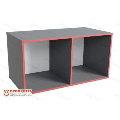 Полка настенная открытая двухсекционная