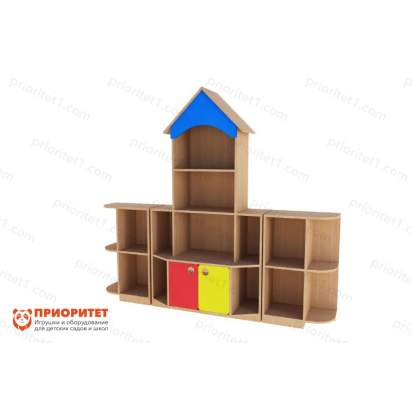 Стеллаж «Ракета» (цветной фасад)