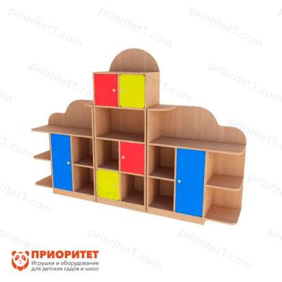 Стеллаж-стенка «Антошка» (цветной фасад)