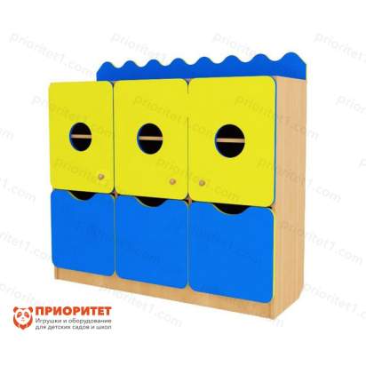 Модульная стенка «Катерок» модуль №3 (цветной фасад)