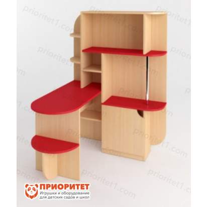 Стол-стеллаж «Знайка» (цветной)