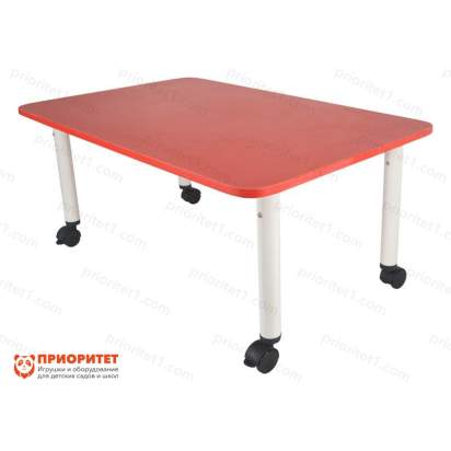 Стол детский регулируемый «Подкатной» (70x70) цветной