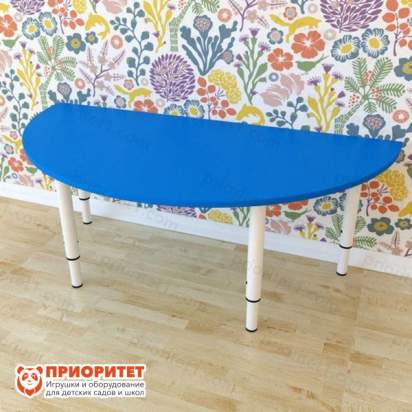 Стол детский регулируемый «Полукруг» (ЛДСП, 00-1 группа) цветной