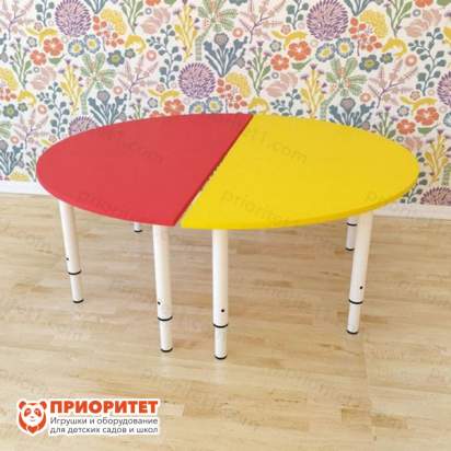 Стол детский регулируемый «Полукруг» (пластик, 0-3 группа)