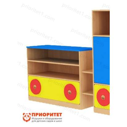 Модульная стенка «Паровозик» модуль №2 (цветной фасад)