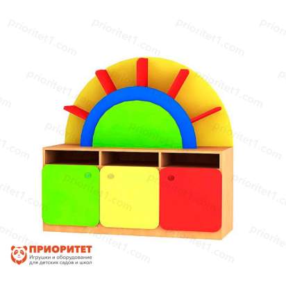 Модульная стенка «Радуга» модуль №2 (цветной фасад)